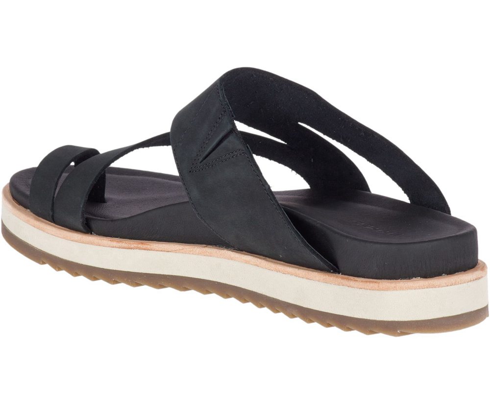 Merrell Sandals Black - Juno Wrap - Womens 25UDGAVOR